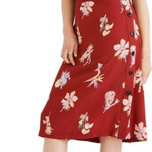 Madewell Birds of Paradise Skirt